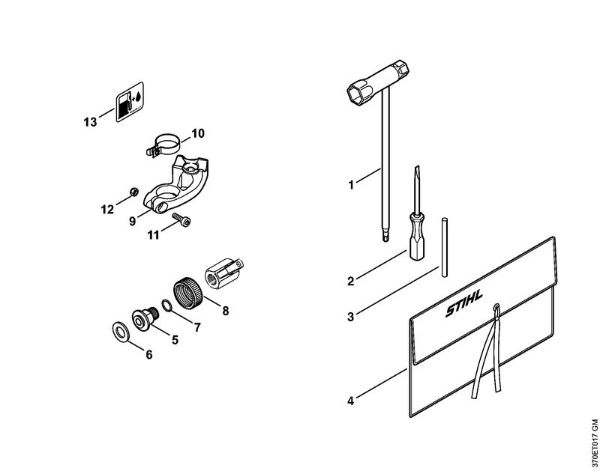 Tools, Extras Cut-off machines (TS) TS 420 Stihl