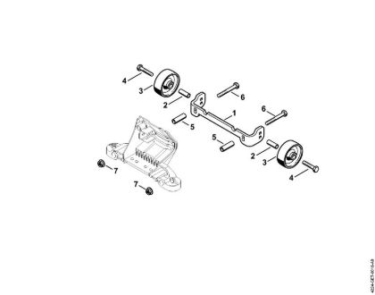 Wheel kit Cut-off machines (TS) TS 420 Stihl