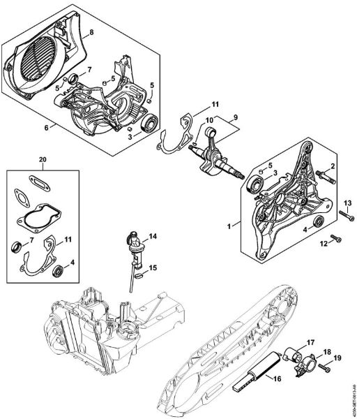Crankcase Cut-off machines (TS) TS 480i-A Stihl