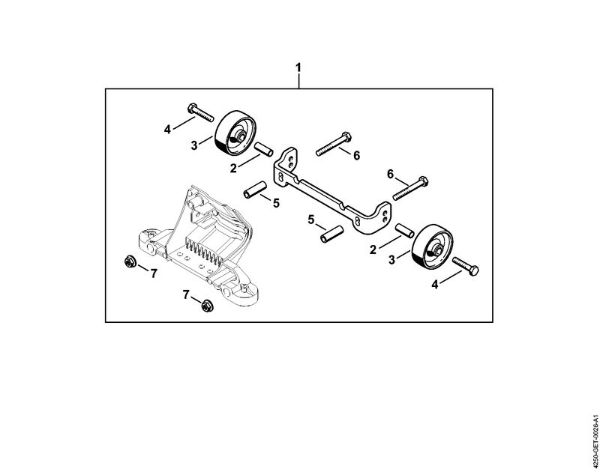 Wheel kit Cut-off machines (TS) TS 480i-A Stihl