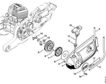 Rewind starter Cut-off machines (TS) TS 700 Stihl