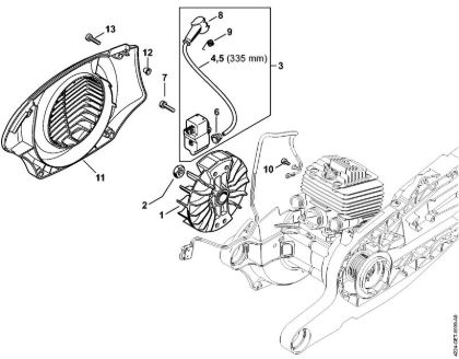 Ignition system Cut-off machines (TS) TS 800 Stihl