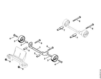 Wheel kit Cut-off machines (TS) TS 800 Stihl