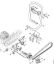 Belt tensioner, Clutch Cut-off machines (TS) TS 800-Z Stihl