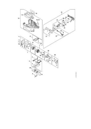 Picture of Electric motor, Motor housing, Control handle HLA 135