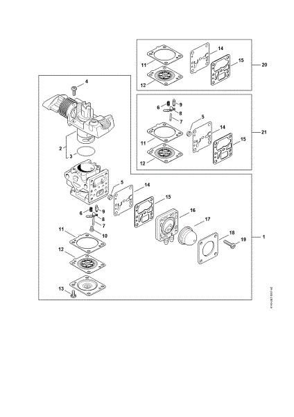 Picture of Carburetor 4149/02  from Serial number 516140932 HL 94 KC-E