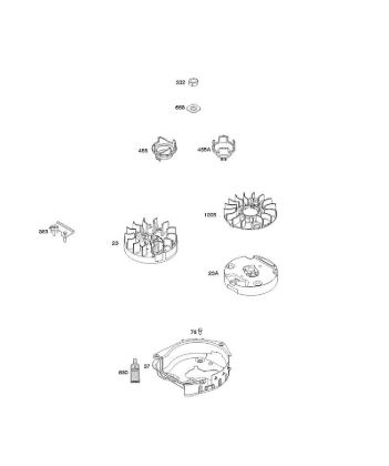 G - Flywheel B&S - 08 €¦ 08P502-0004-H1 Stihl