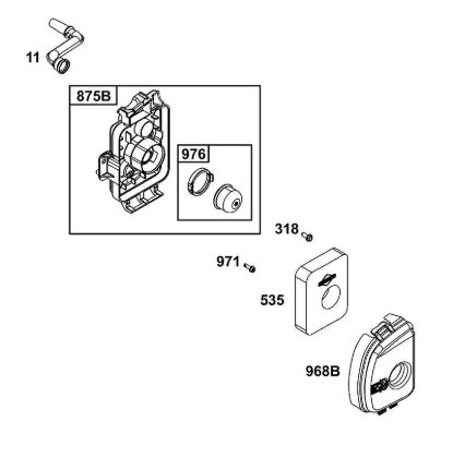 A - AIR CLEANER GROUP B&S - 08 €¦ 08P502-0130-H1 Stihl