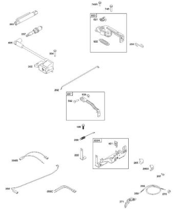 B - Armature, Controls, Electrical System, Governor Spring, Ignition, Spark Plug B&S - 09 €¦ 093J02-0079-H1 Stihl