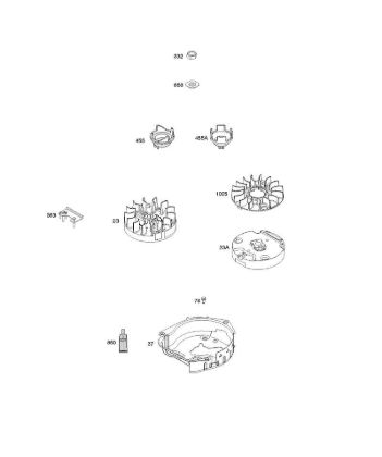 G - Flywheel B&S - 09 €¦ 09P602-0009-F1 Stihl