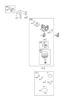E - Carburetor B&S - 09 €¦ 09P602-0012-H1 Stihl