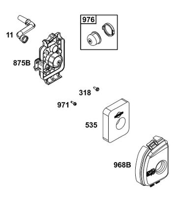 A - AIR CLEANER GROUP B&S - 09 €¦ 09P602-0124-H1 Stihl