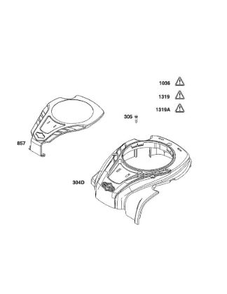 B - BLOWER HOUSING GROUP B&S - 09 €¦ 09P602-0124-H1 Stihl