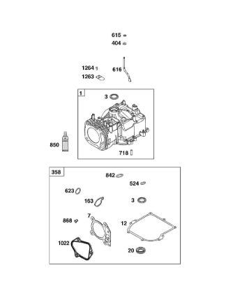 G - CYLINDER GROUP B&S - 09 €¦ 09P702-0228-H1 Stihl