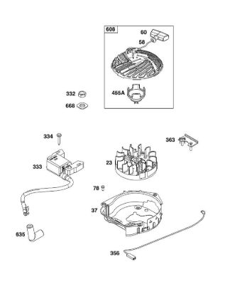 J - FLYWHEEL, IGNITION, AND STARTER GROUP B&S - 09 €¦ 09P702-0228-H1 Stihl