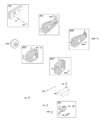 C - Brake, Exhaust System B&S - 10 €¦ 10D902-0111-B1 Stihl