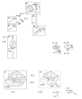 D - Camshaft, Crankcase Cover/Sump, Crankshaft, Piston/Rings/Connecting Rod B&S - 10 €¦ 10D902-0111-B1 Stihl
