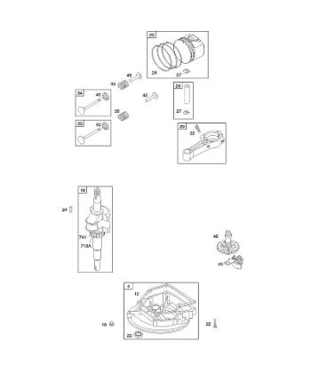 C - Camshaft, Crankcase Cover/Sump, Crankshaft, Piston/Rings/Connecting Rod B&S - 10 €¦ 10F902-0111-B1 Stihl