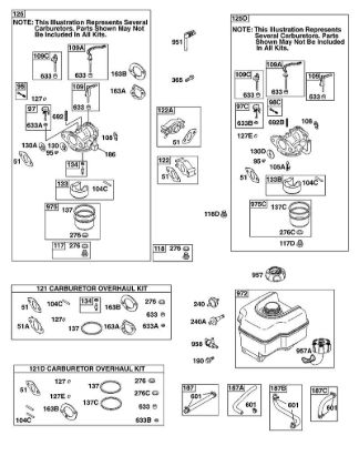 D - Carburetor, Fuel Supply B&S - 12 €¦ 126392-0274-E8 Stihl