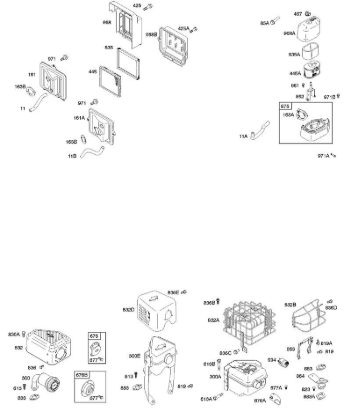 A - Air Cleaner, Controls, Exhaust System B&S - 12 €¦ 126392-3274-H8 Stihl