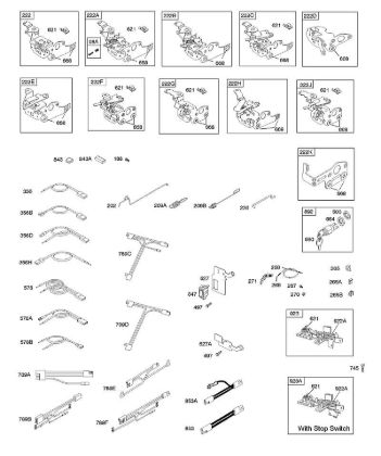 E - Controls, Electrical, Flywheel Brake, Governor Spring B&S - 12 €¦ 126T02-3280-B1 Stihl