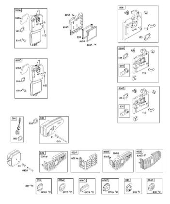 A - Air Cleaner, Exhaust System B&S - 12 €¦ 126T02-7278-H1 Stihl