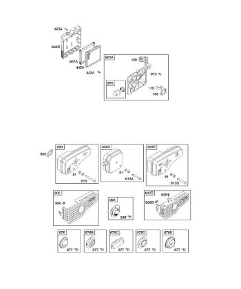A - Air Cleaner, Exhaust System B&S - 12 €¦ 127802-1376-01 Stihl
