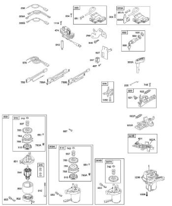 B - Alternator, Electric Starter, Electrical, Flywheel Brake, Ignition B&S - 12 €¦ 127807-1386-01 Stihl