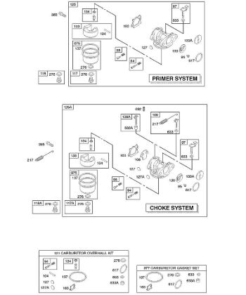 E - Carburetor B&S - 12 €¦ 127807-1386-01 Stihl