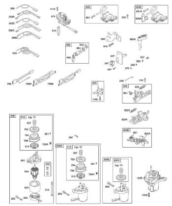 B - Alternator, Electric Starter, Electrical, Flywheel Brake, Ignition B&S - 12 €¦ 12F802-1318-81 Stihl