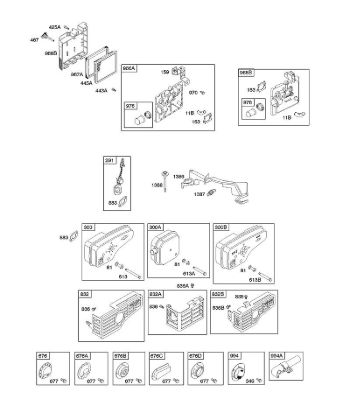 A - Air Cleaner, Exhaust System B&S - 12 €¦ 12F802-1376-01 Stihl
