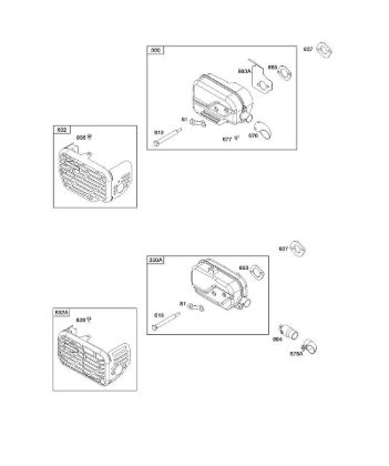 H - Exhaust System B&S - 12 €¦ 12Q902-0169-B1 Stihl
