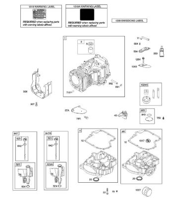 F - Cylinder, Engine Sump, Lubrication, Oil Fill B&S - 21 €¦ 21R602-0014-H5 Stihl