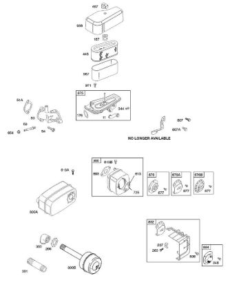 A - Air Cleaner, Muffler B&S - 28 €¦ 286707-1143-E2 Stihl