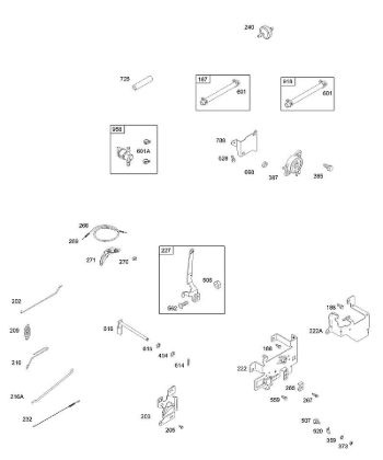 E - Controls, Links, Springs, Fuel Pump, Fuel Hoses B&S - 28 €¦ 28N707-1139-E1 Stihl