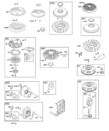 D - Flywheel, Fuel Supply, Governor Spring B&S - 31 €¦ 31A607-0125-B1 Stihl