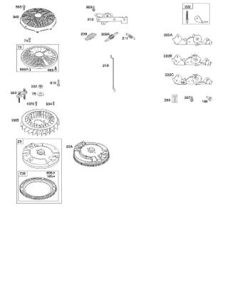 H - Flywheel, Controls B&S - 40 €¦ 401577-3130-B1 Stihl