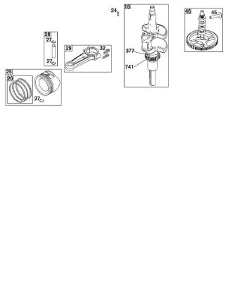 G - CRANKSHAFT GROUP B&S - 44 €¦ 44T977-0054-G1 Stihl