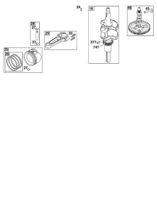 F - CRANKSHAFT GROUP B&S - 44 €¦ 44U777-0010-G1 Stihl