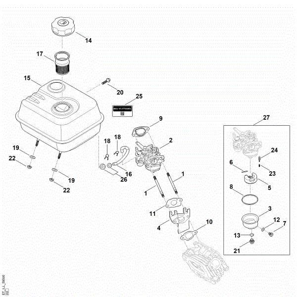 Picture of G - Fuel system EHC 600.0 (EHC600-0002)