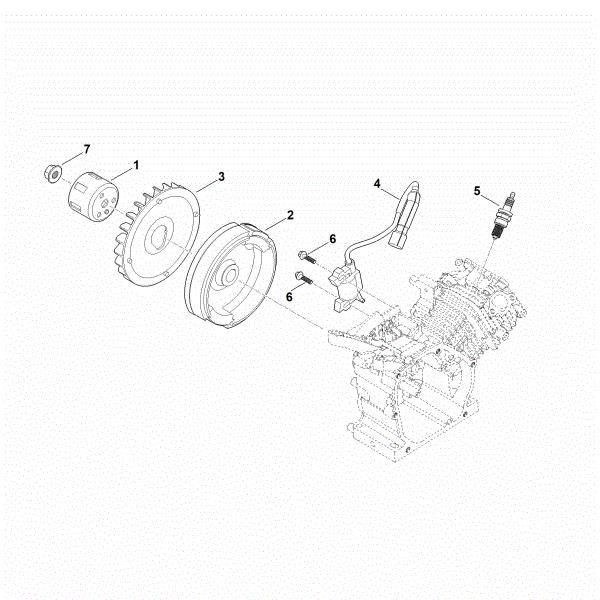 Picture of I - Ignition system, flywheel EHC 600.0 (EHC600-0002)