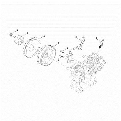 Picture of I - Ignition system, flywheel EHC 600.0 (EHC600-0003)