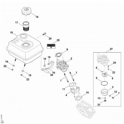 Picture of G - Fuel system EHC 600.0 (EHC600-0004)