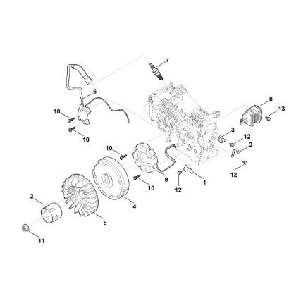 Picture of I - Ignition system, flywheel EHC 700.0 (EHC700-0001)