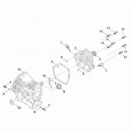 Picture of C - Crankcase EHC 700.0 (EHC700-0004)