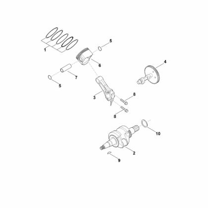 Picture of D - Crankshaft, piston EHC 700.0 (EHC700-0004)