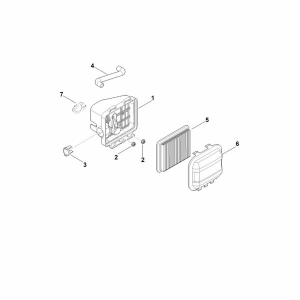 Picture of B - Air filter EVC 200.2 (EVC200-0003)