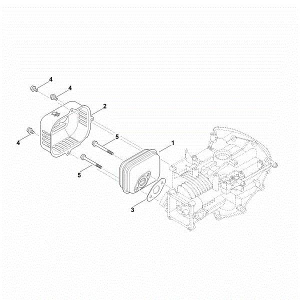 Picture of F - Muffler EVC 200.2 (EVC200-0003)