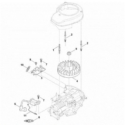 Picture of I - Ignition system, flywheel EVC 200.2 (EVC200-0003)