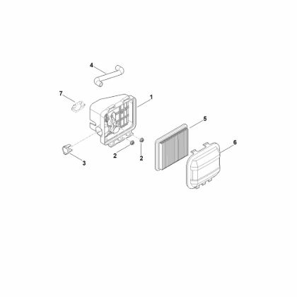 Picture of B - Air filter EVC 200.3 C (EVC200-0006)
